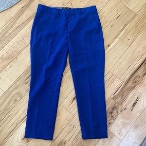 Banana Republic Polka Dot Cobalt Blue Crop Pant
